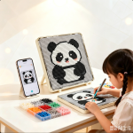 78*78新款LED智能拼豆板蓝牙配套app益智游戏DIY